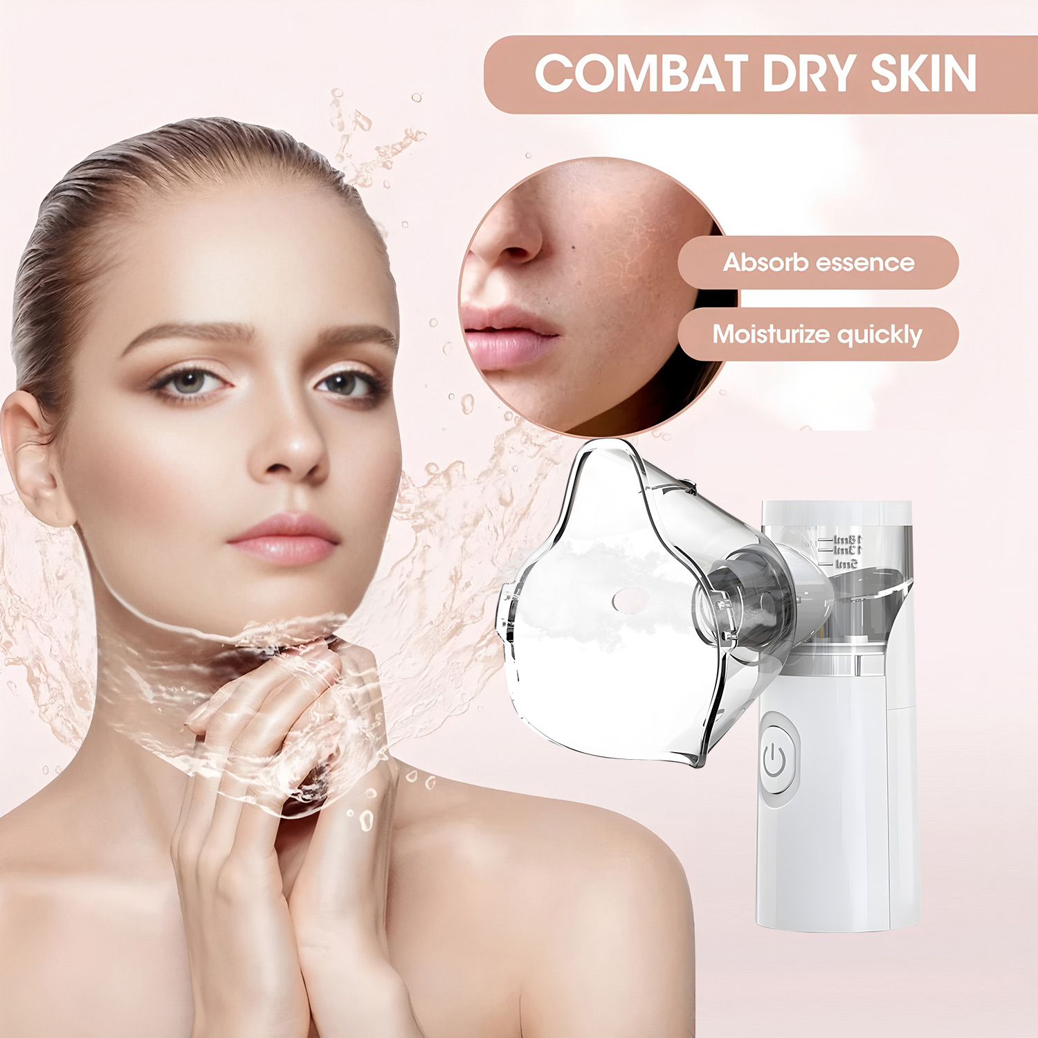Facial Steamer Nano - جهاز تبخير محمول جديد للوجه بثلاثة