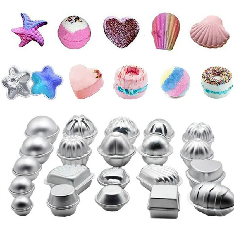 Bath Bomb Mold - 1 زوج قوالب قنبلة الاستحمام سبائك