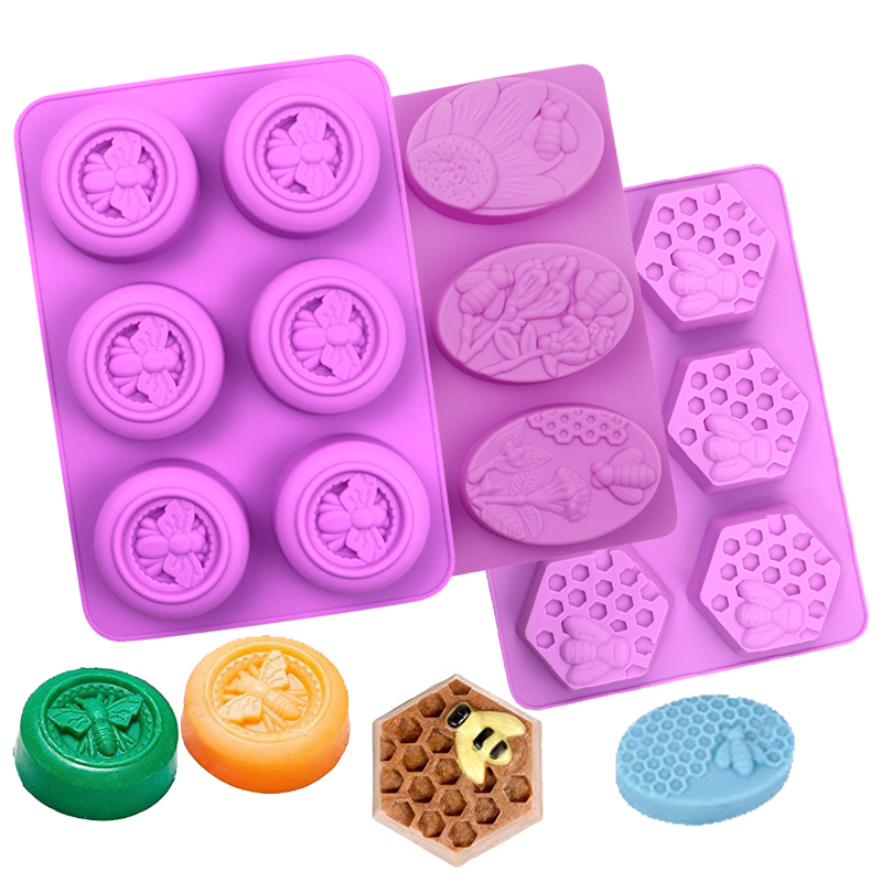 Bath Bomb Mold - العسل قالب الصابون ثلاثية الأبعاد تلعثم
