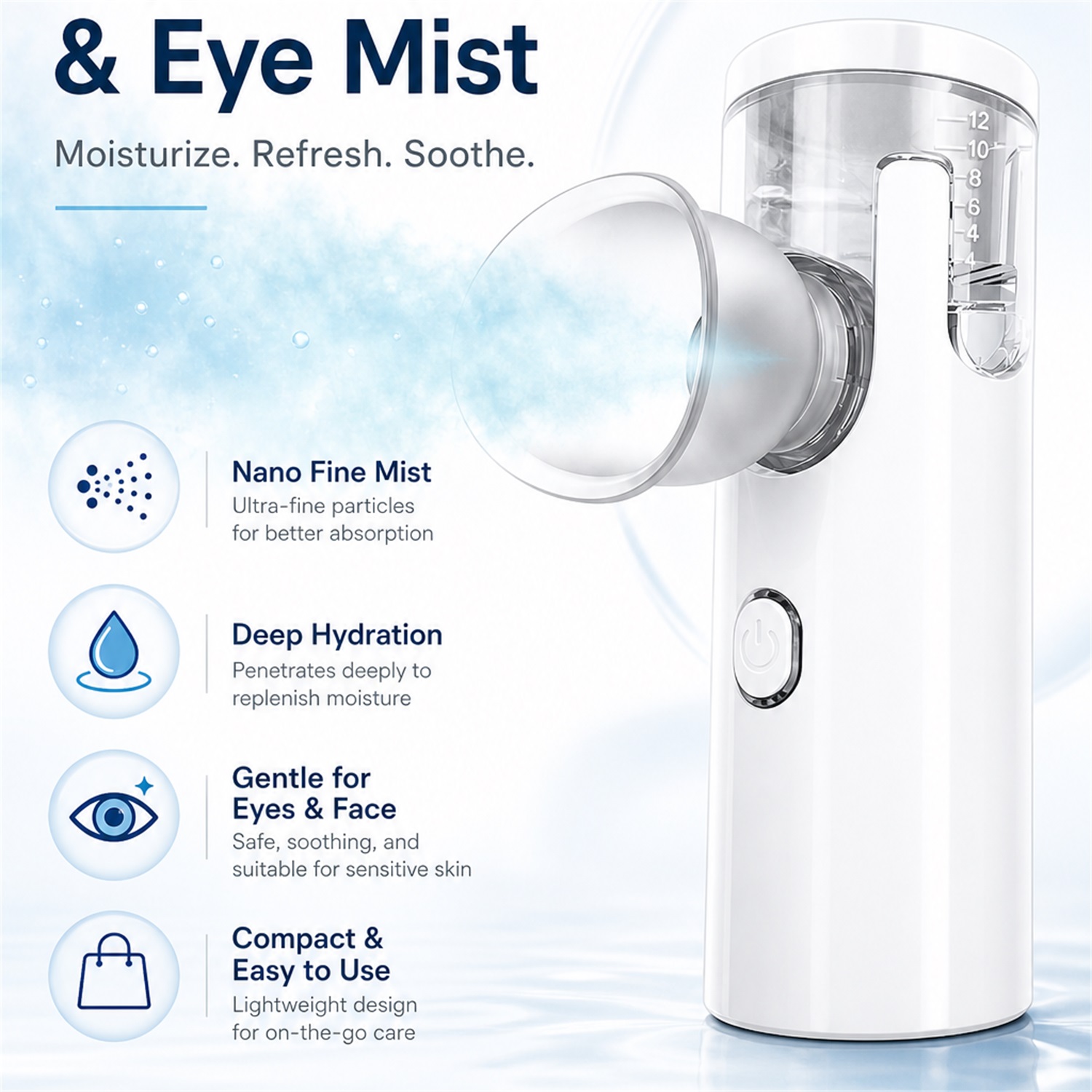 Facial Steamer Nano - جهاز رش النانو للعين، جهاز بخار