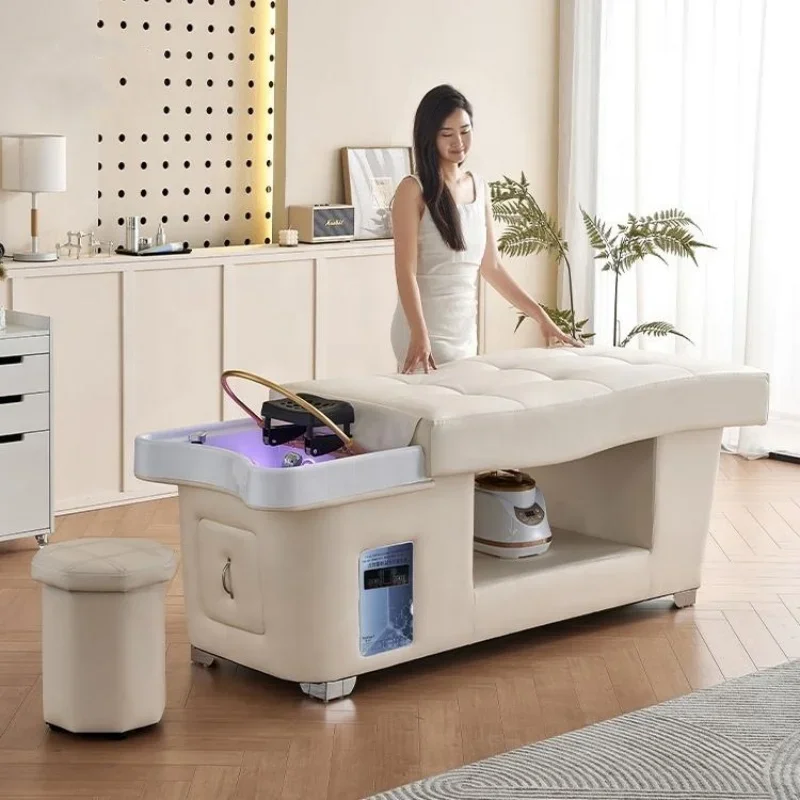 Spa Wellness Salon - سرير تدليك مع مسند للرأس، سرير