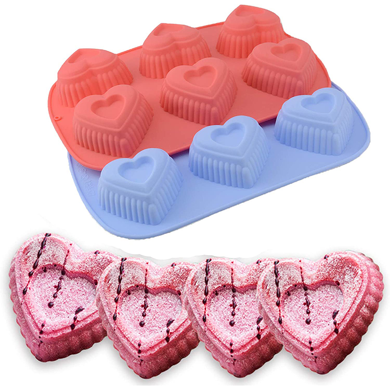 Bath Bomb Mold - قوالب القلب لحفلات الزفاف دش عيد