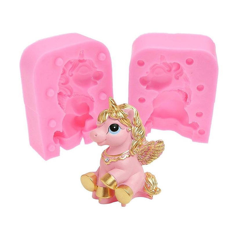 Bath Bomb Mold - ثلاثية الأبعاد يونيكورن سيليكون قالب فندان