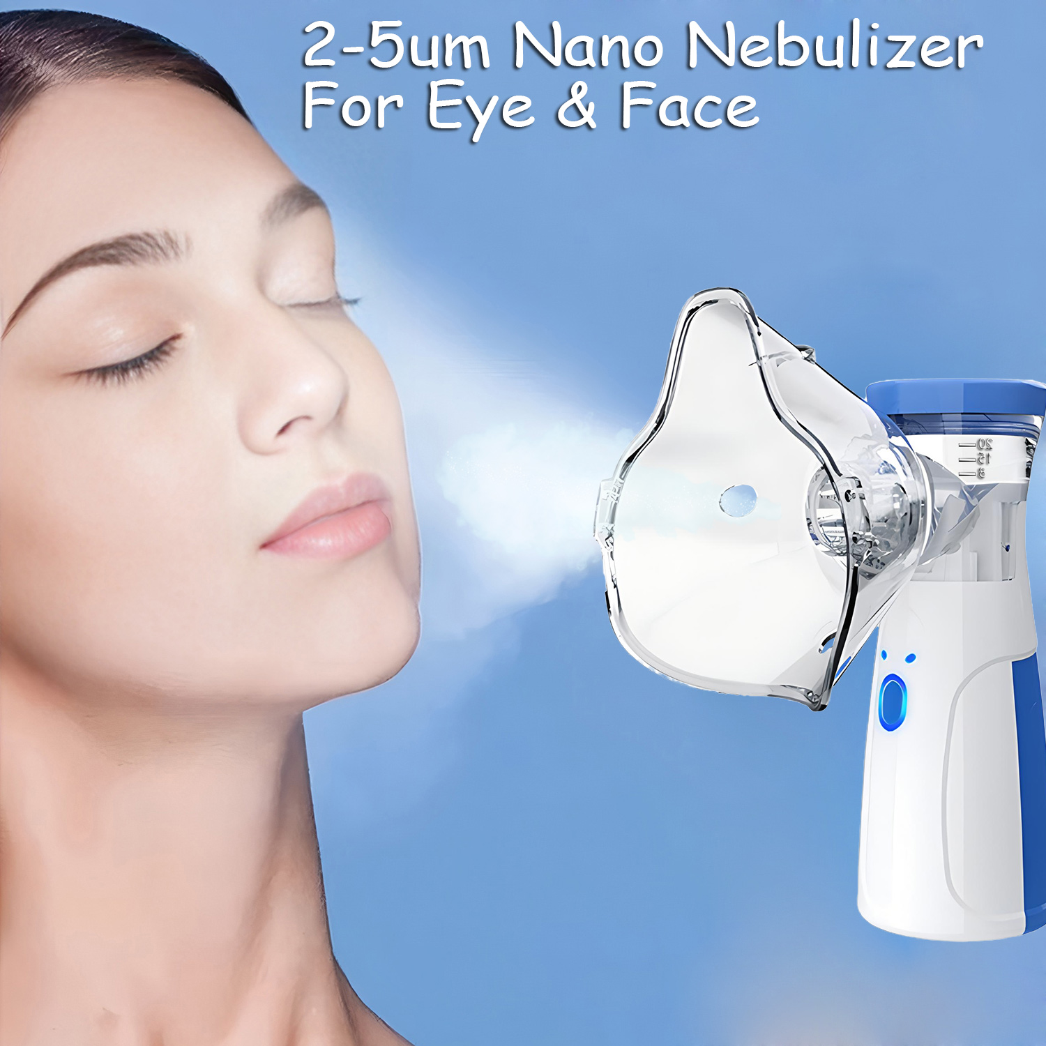 Facial Steamer Nano - جهاز تبخير للوجه صغير الحجم، مرطب