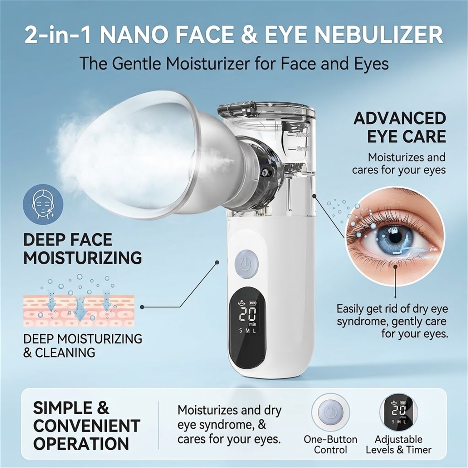جهاز تبخير محمول صغير للوجه -  - مراجعة Facial Steamer Nano وسعره