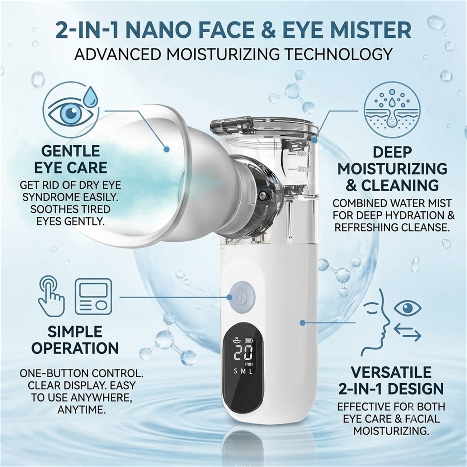 جهاز تبخير محمول صغير للوجه -  - مراجعة Facial Steamer Nano وسعره