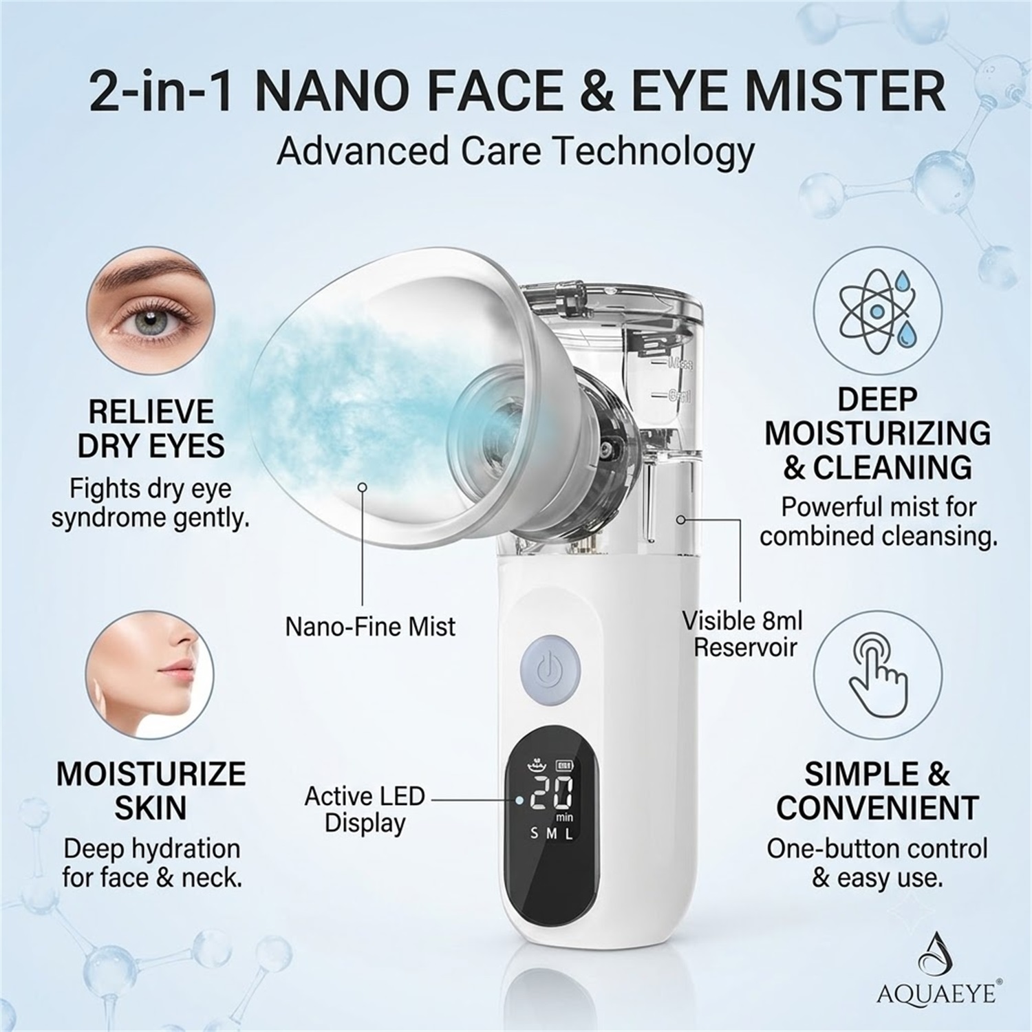 جهاز تبخير محمول صغير للوجه -  - مراجعة Facial Steamer Nano وسعره