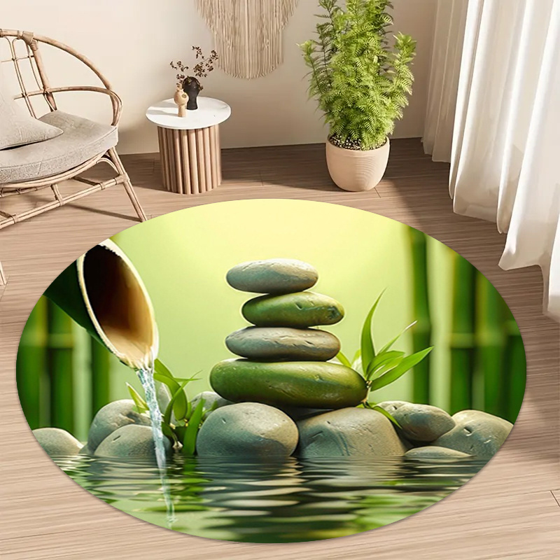 سجادة دائرية من الخيزران والحج - مراجعة Spa Wellness Yoga وسعره