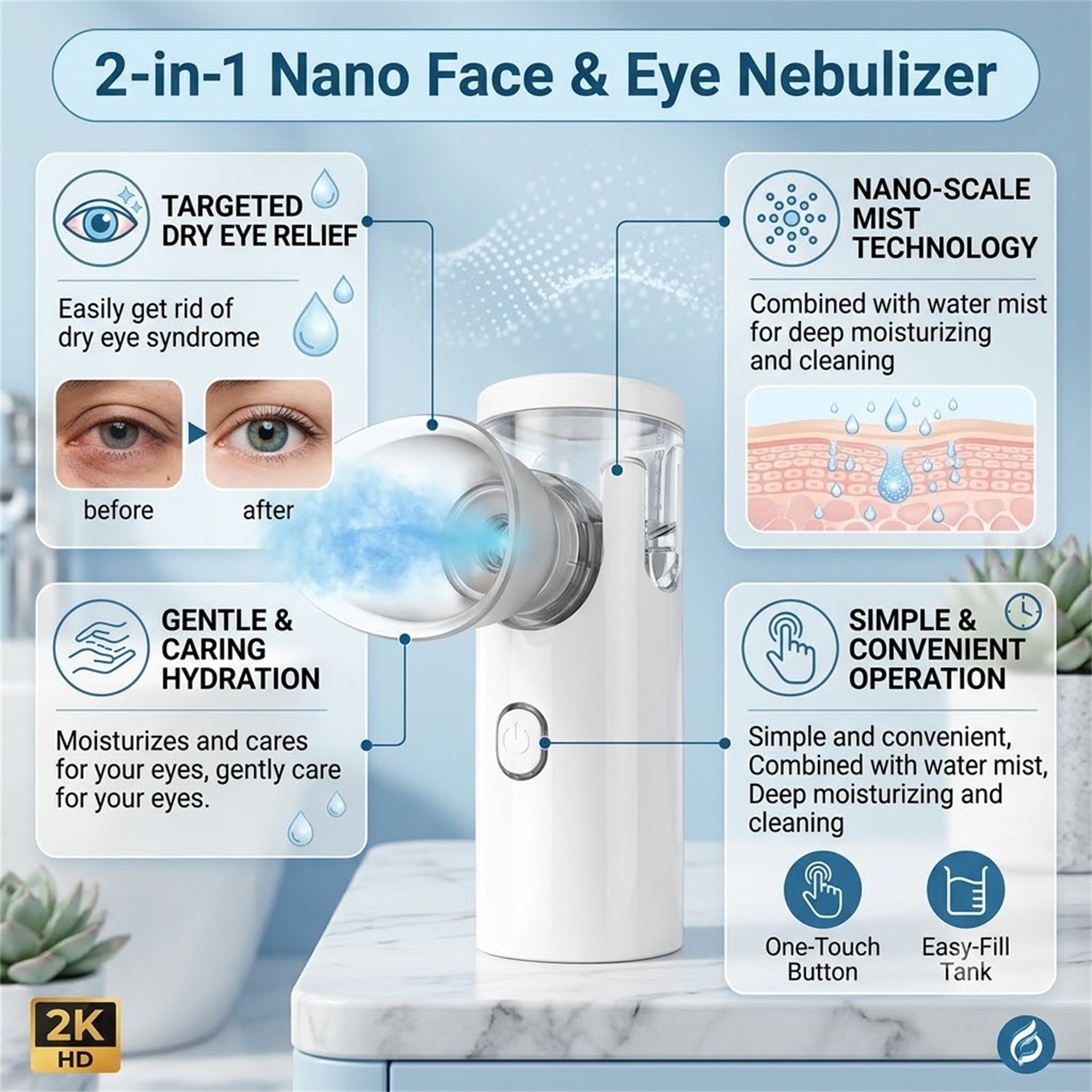جهاز رش النانو للعين، جهاز بخا - مراجعة Facial Steamer Nano وسعره