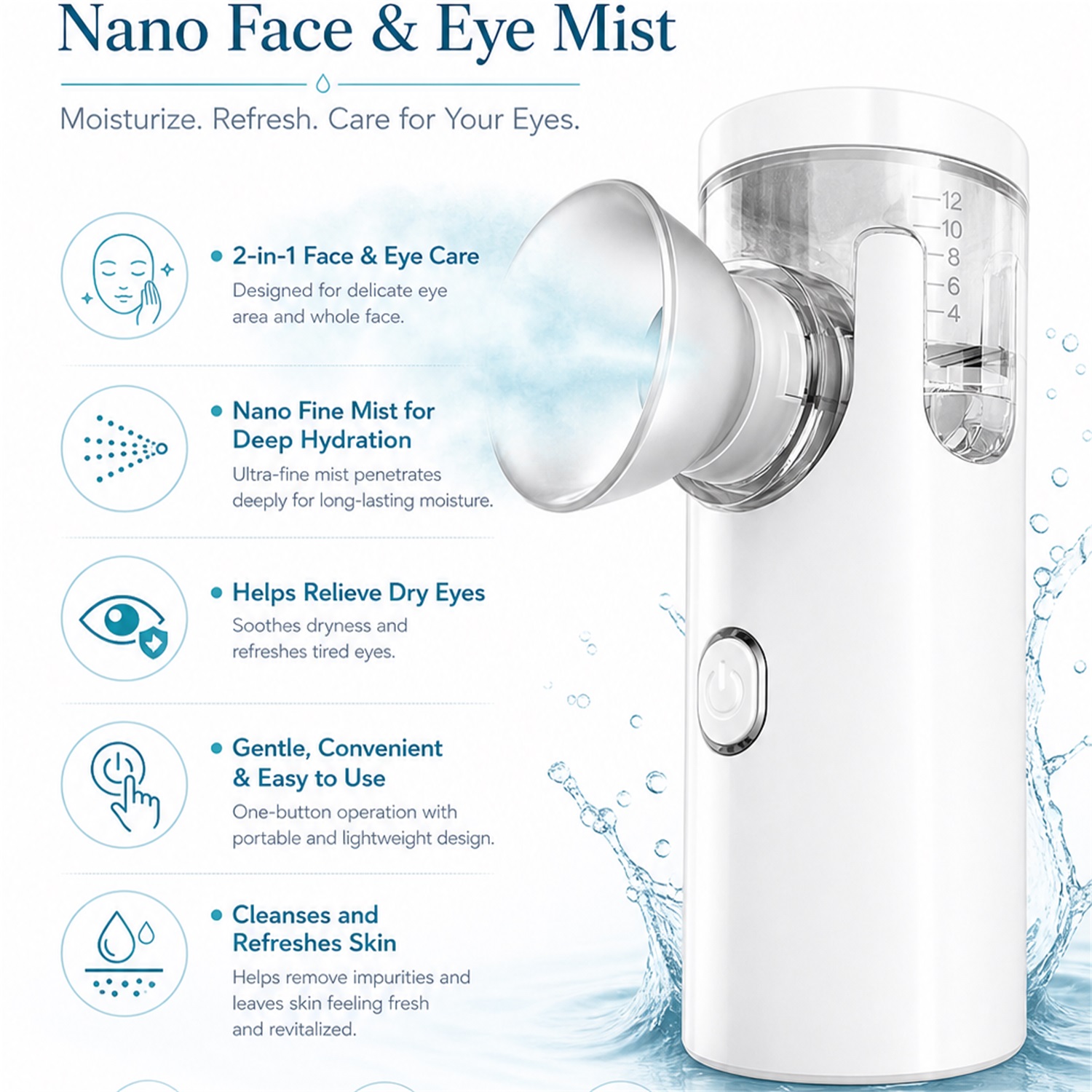 جهاز رش النانو للعين، جهاز بخا - مراجعة Facial Steamer Nano وسعره