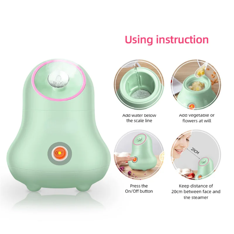 باخرة الوجه الفواكه والخضروات  - مراجعة Facial Steamer Nano وسعره