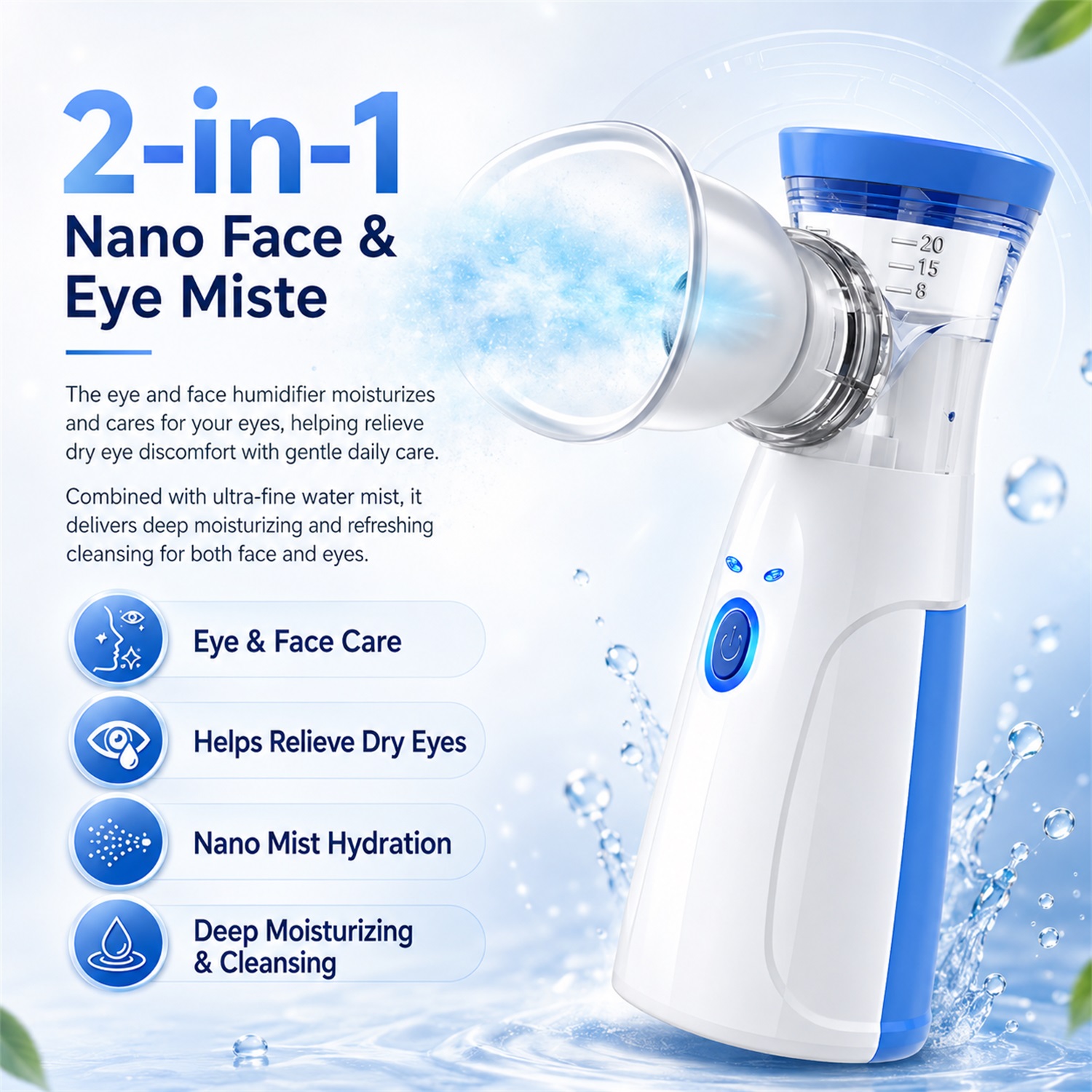 جهاز ترطيب الوجه المحمول بالبخ - مراجعة Facial Steamer Nano وسعره