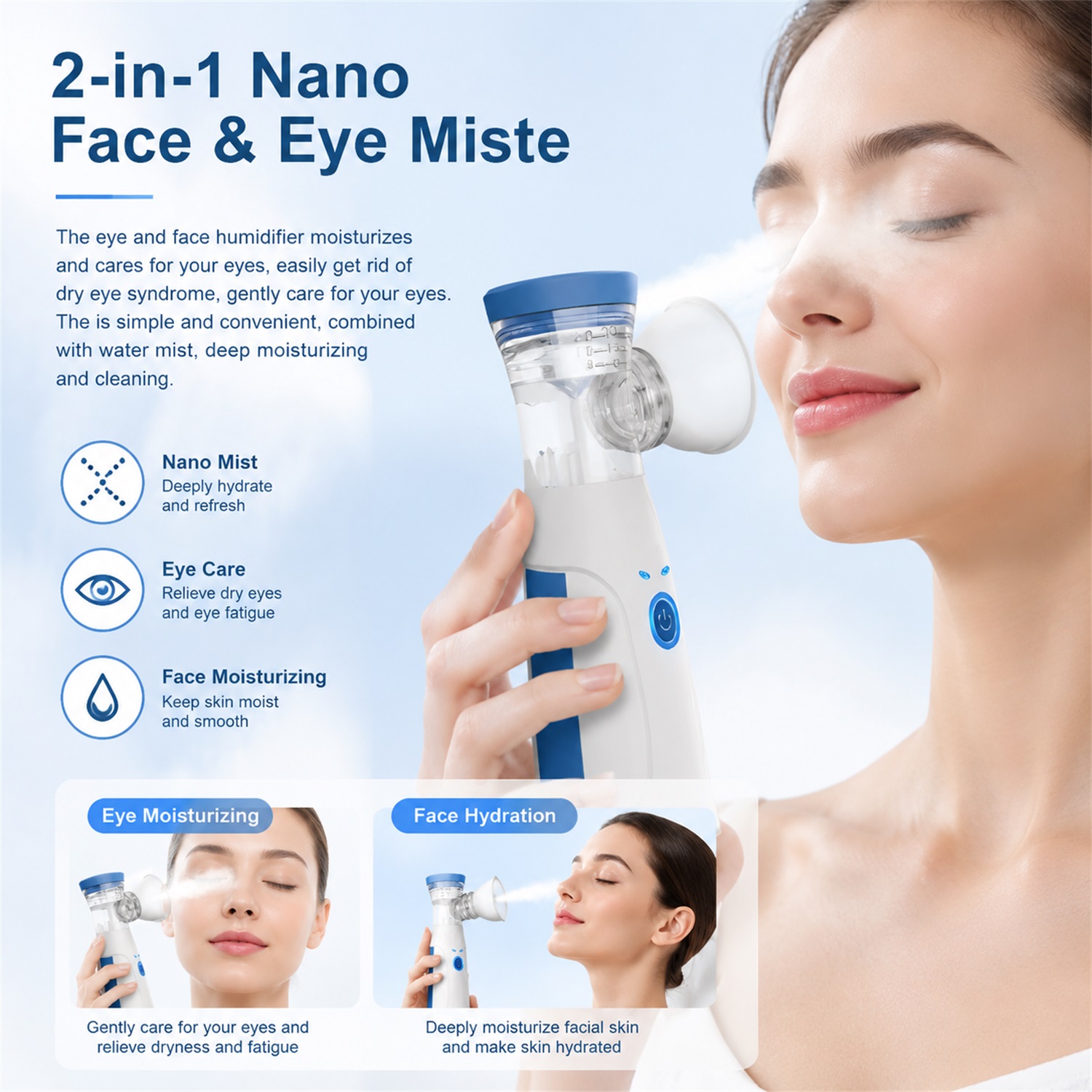 جهاز ترطيب الوجه المحمول بالبخ - مراجعة Facial Steamer Nano وسعره