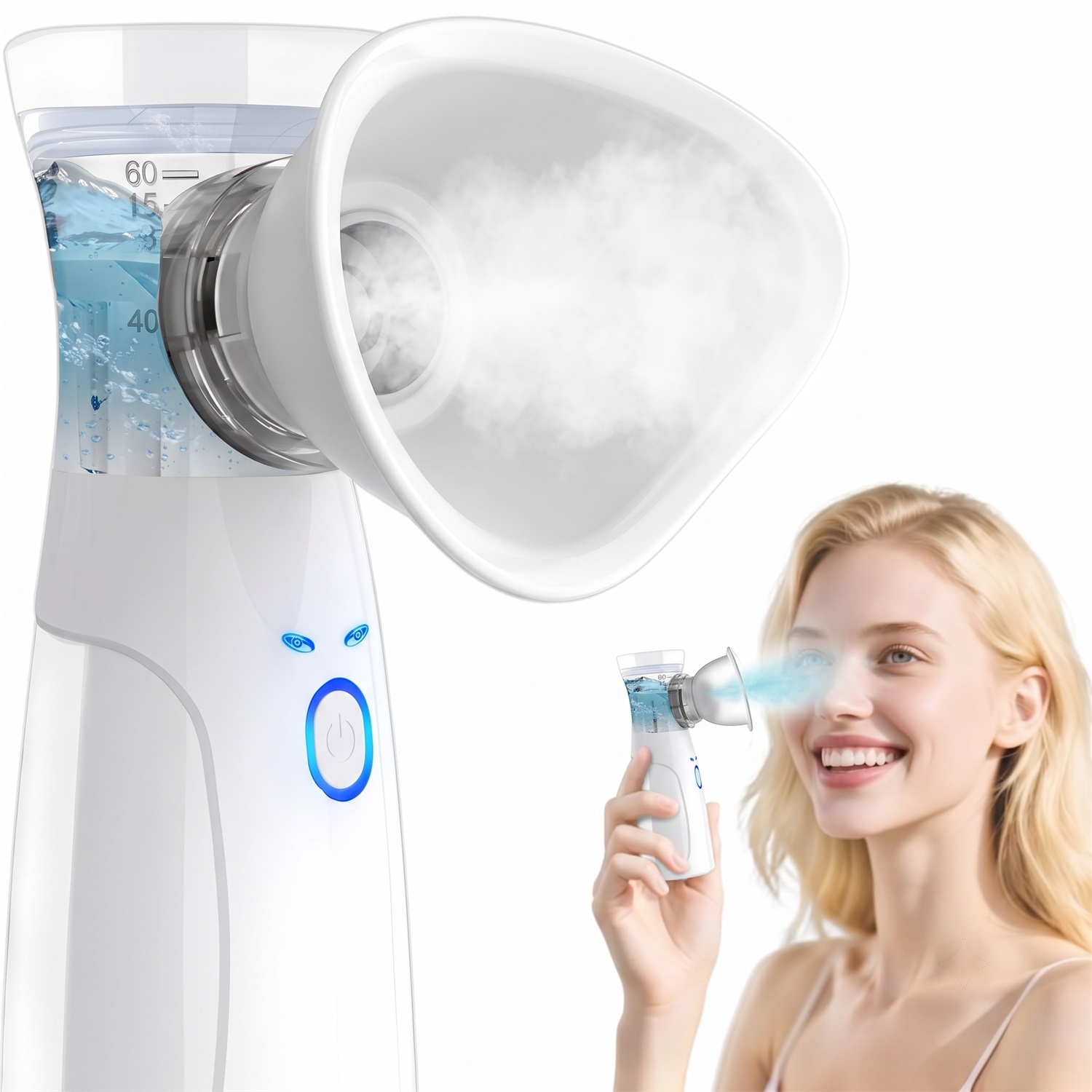 جهاز ترطيب الوجه المحمول بالبخ - مراجعة Facial Steamer Nano وسعره